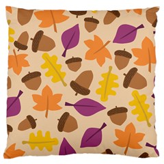 Acorn Pattern Large Cushion Case (one Side) by Hansue