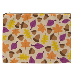 Acorn Pattern Cosmetic Bag (xxl) by Hansue