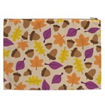 Acorn Pattern Cosmetic Bag (XXL) Back