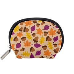 Acorn Pattern Accessory Pouch (small) by Hansue