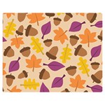 Acorn Pattern Double Sided Flano Blanket (Medium)  60 x50  Blanket Front