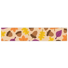 Acorn Pattern Small Flano Scarf