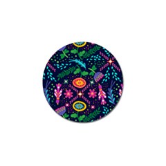 Colorful Pattern Golf Ball Marker (4 Pack) by Hansue