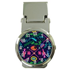 Colorful Pattern Money Clip Watches by Hansue