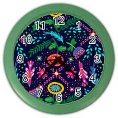 Colorful Pattern Color Wall Clock by Hansue