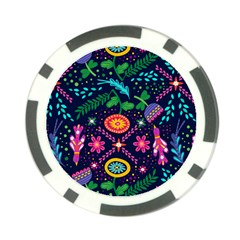 Colorful Pattern Poker Chip Card Guard (10 Pack) by Hansue