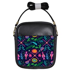 Colorful Pattern Girls Sling Bag by Hansue