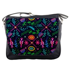 Colorful Pattern Messenger Bag by Hansue