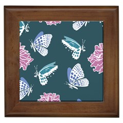 Butterfly  Framed Tiles by Hansue