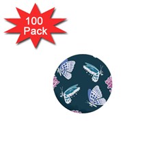 Butterfly  1  Mini Buttons (100 Pack)  by Hansue