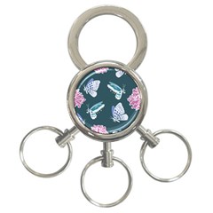 Butterfly  3-ring Key Chains by Hansue