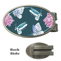 Butterfly  Money Clips (oval)  by Hansue