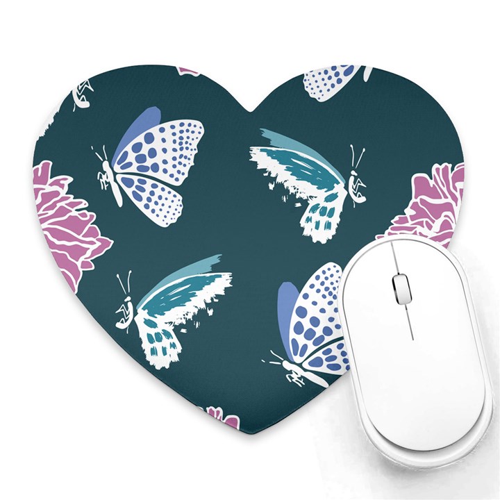 Butterfly  Heart Mousepads