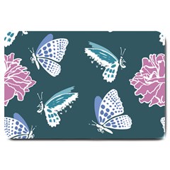 Butterfly  Large Doormat  by Hansue