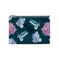 Butterfly  Cosmetic Bag (medium) by Hansue