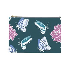 Butterfly  Cosmetic Bag (large) by Hansue