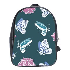 Butterfly  School Bag (large) by Hansue