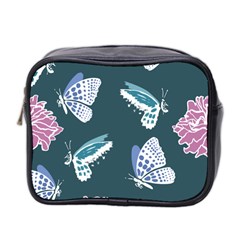 Butterfly  Mini Toiletries Bag (two Sides) by Hansue