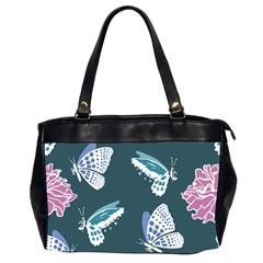 Butterfly  Oversize Office Handbag (2 Sides) by Hansue