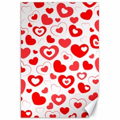 Hearts Canvas 20  X 30  by Hansue