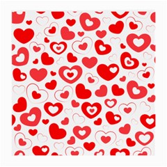 Hearts Medium Glasses Cloth (2-side) by Hansue