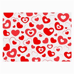 Hearts Large Glasses Cloth by Hansue