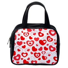 Hearts Classic Handbag (one Side) by Hansue