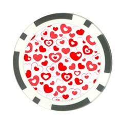 Hearts Poker Chip Card Guard (10 Pack) by Hansue