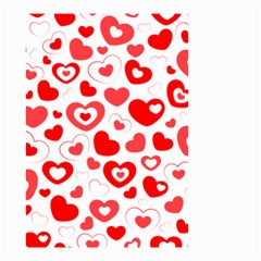 Hearts Small Garden Flag (two Sides) by Hansue