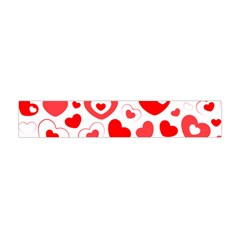 Hearts Flano Scarf (mini) by Hansue