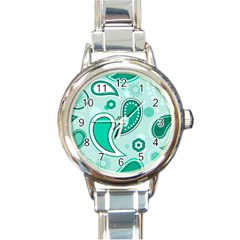 Seamless Round Italian Charm Watch by Hansue