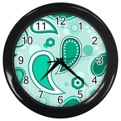 Seamless Wall Clock (black) by Hansue