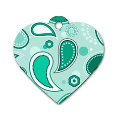 Seamless Dog Tag Heart (one Side)