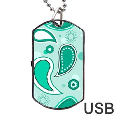 Seamless Dog Tag Usb Flash (two Sides) by Hansue