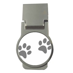 Pets Footprints Money Clips (round)  by Hansue