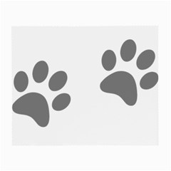 Pets Footprints Small Glasses Cloth by Hansue