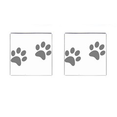 Pets Footprints Cufflinks (square) by Hansue