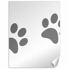 Pets Footprints Canvas 12  X 16  by Hansue