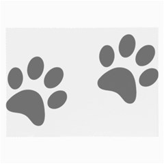 Pets Footprints Large Glasses Cloth by Hansue