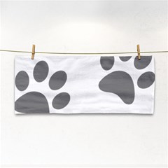 Pets Footprints Hand Towel by Hansue