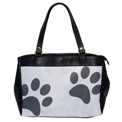 Pets Footprints Oversize Office Handbag by Hansue