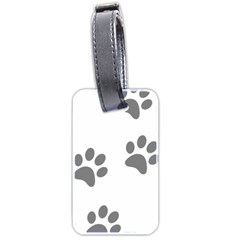 Pets Footprints Luggage Tags (two Sides) by Hansue