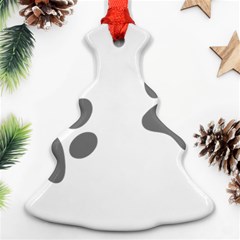 Pets Footprints Ornament (christmas Tree) 