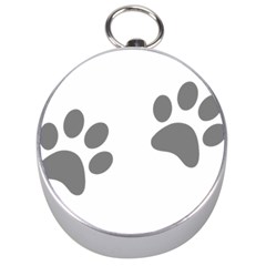 Pets Footprints Silver Compasses by Hansue