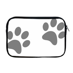 Pets Footprints Apple Macbook Pro 17  Zipper Case by Hansue