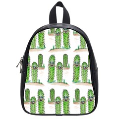 Prickle Plants2 School Bag (small) by ArtByAng