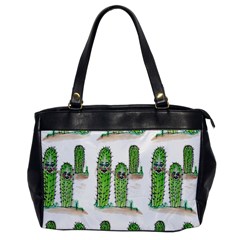 Prickle Plants2 Oversize Office Handbag by ArtByAng