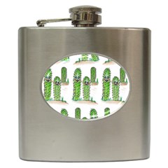 Prickle Plants2 Hip Flask (6 Oz) by ArtByAng