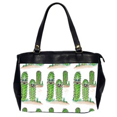 Prickle Plants2 Oversize Office Handbag (2 Sides) by ArtByAng