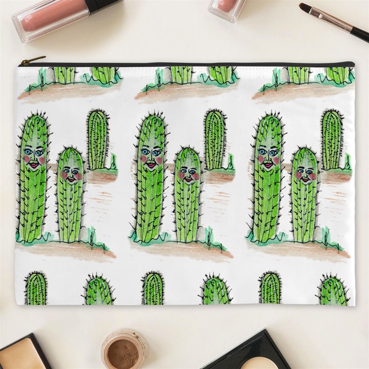 Prickle Plants2 Cosmetic Bag (XXXL)